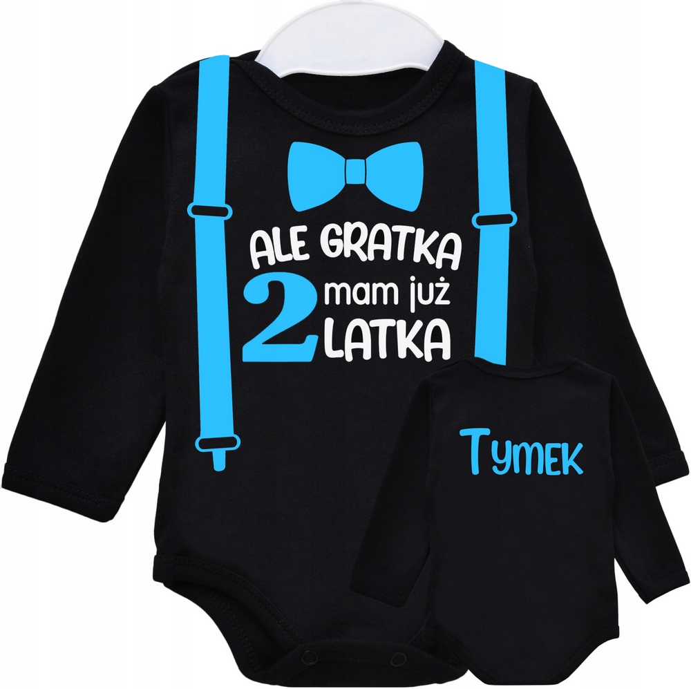 Detské body - Sofiana Long -Sleeved Bodyzome, veľkosť 98 pripevnená západkou