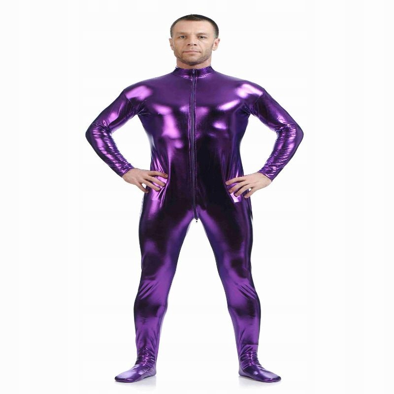 Legíny - Body Zentai - 2xl - fialová