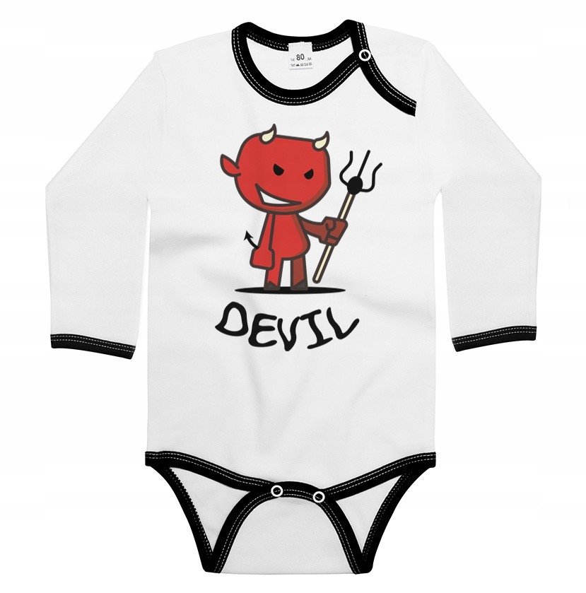 Detské body - Dlhá -sleeved Bodyzome bavlna veľkosť 86 pripevnená západkou