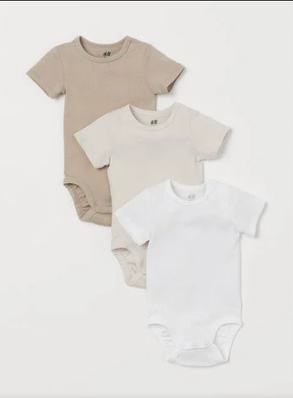 Detské body - Body s krátkym rukávom H&M, veľkosť 86