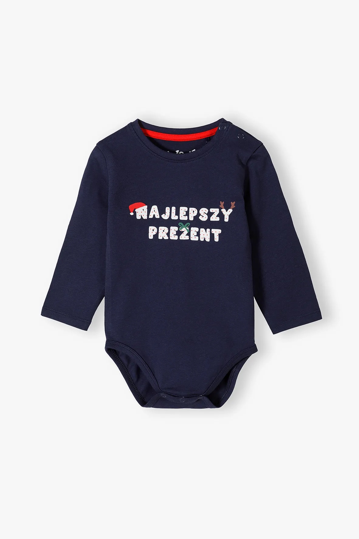 Detské body - Bavlna s dlhým rukávom Body 5.10.15. Veľkosť 68 pripevnená západkou