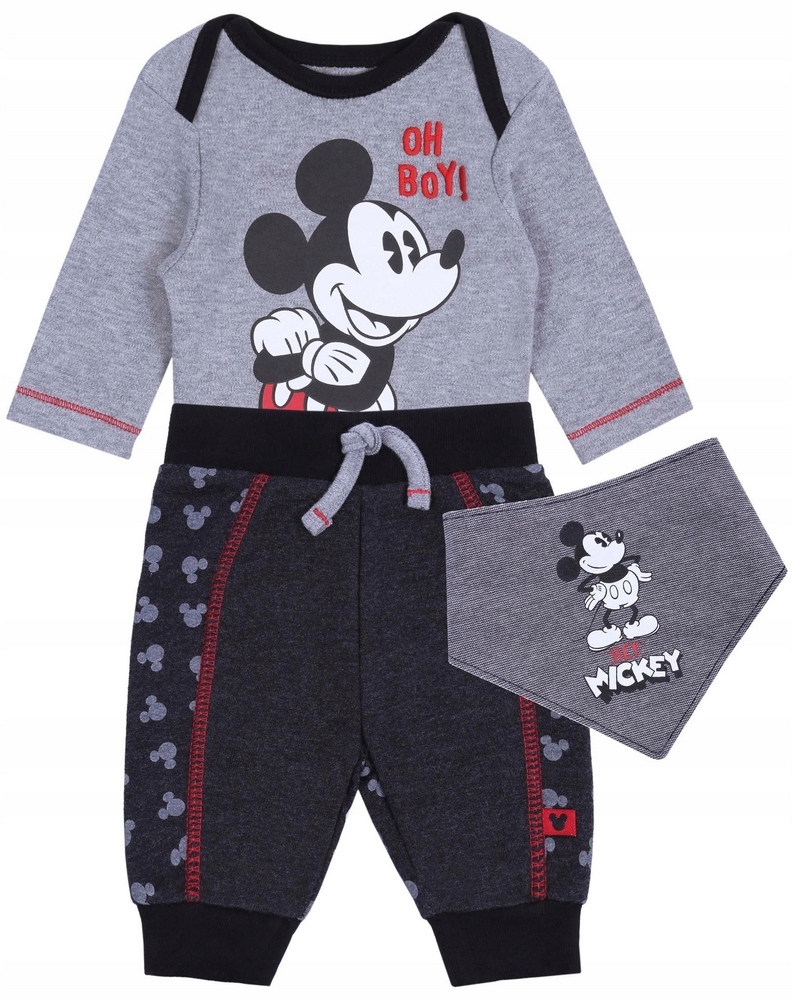 Detské body - Detská súprava Disney 62 Gray 3 PCS.