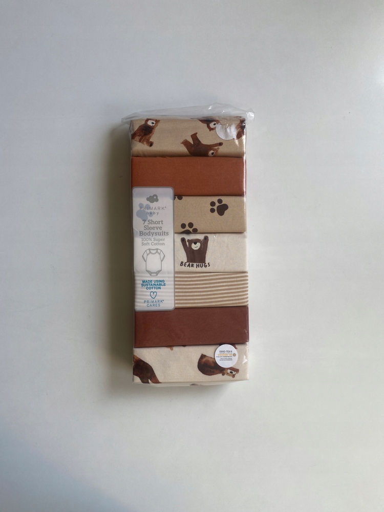 Detské body - Primark Short Ruckve Body Veľkosť 98