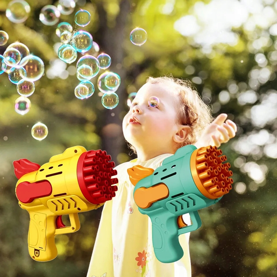 Bubble Gun pre deti - LED bublinková pištoľ