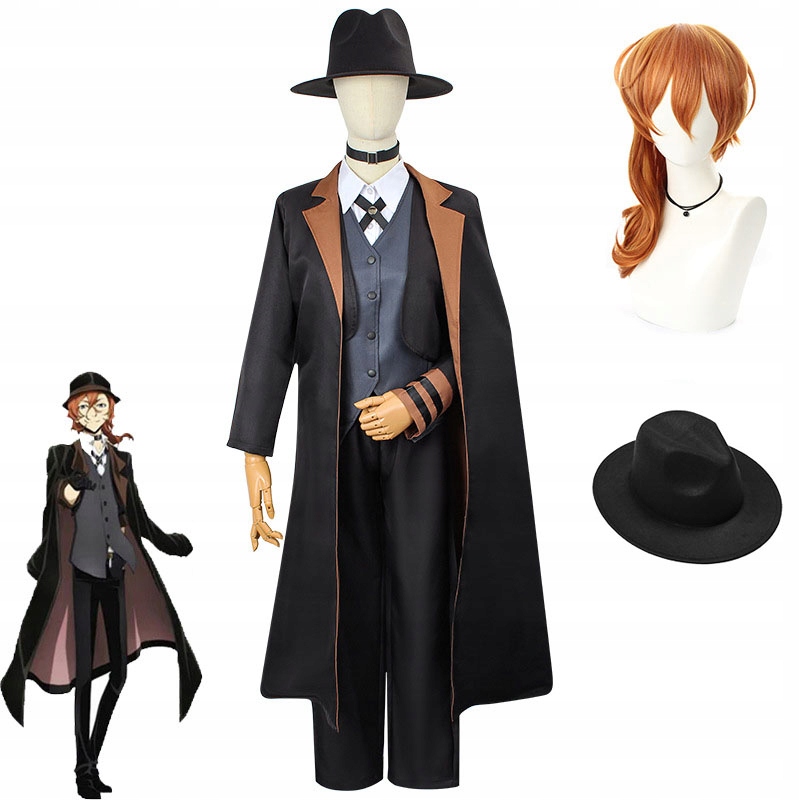 Kostým, maska - Bungo Stray Dogs Nakahar Chuuya Cosplay Suit