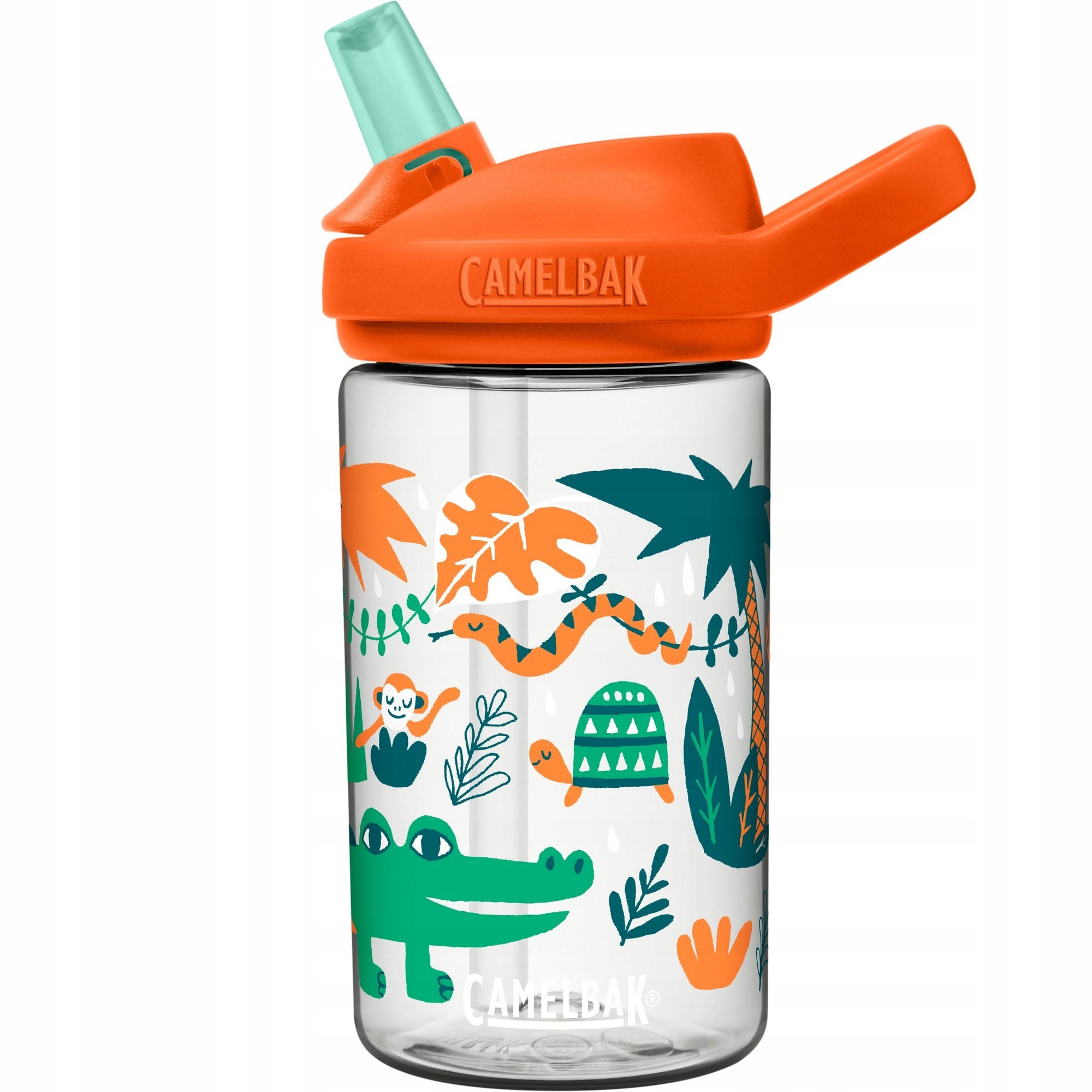 Camelbak Eddy+ Kids 400 ml fľaša na džungľové zvieratá