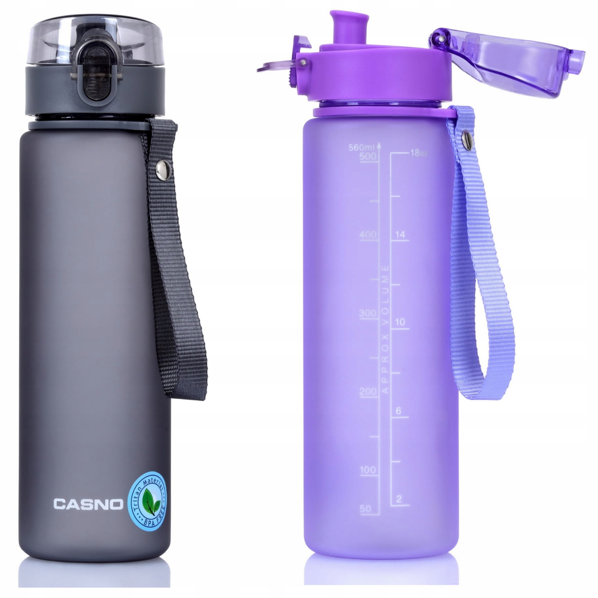 Detský desiatový box, fľaša - Fľaša na vodu BPA zadarmo Casno 2 x 560 ml fľaša na vodu