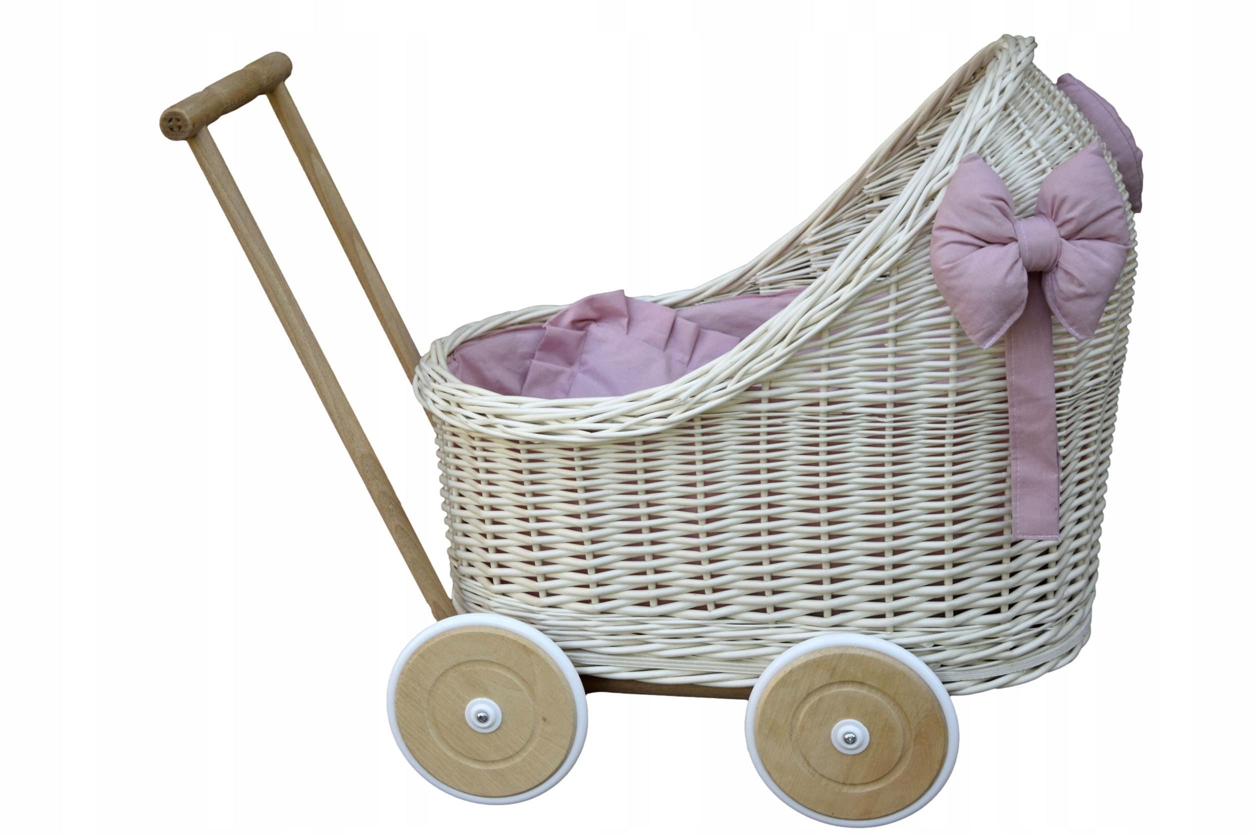 Hlboký kočík pre bábiky Wicker Wonders prútený-zázraky