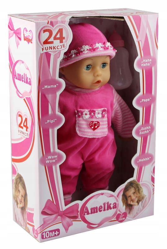 Bábika Amelka 38cm 24 funkcií MADEJ (2960057280)