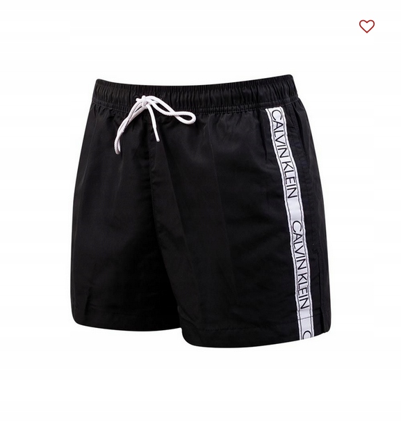 Detské plavky - Calvin Klein Boxers. 140 Čierna