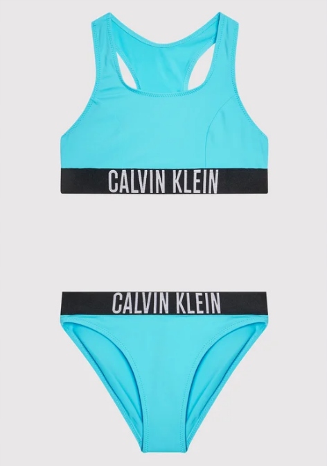 Detské plavky - Calvin Klein Two -kus outfit 12 modrá