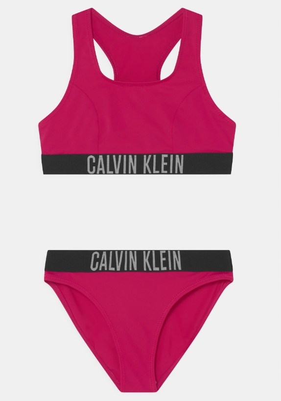 Detské plavky - Calvin Klein Two -kus outfit 164 Pink