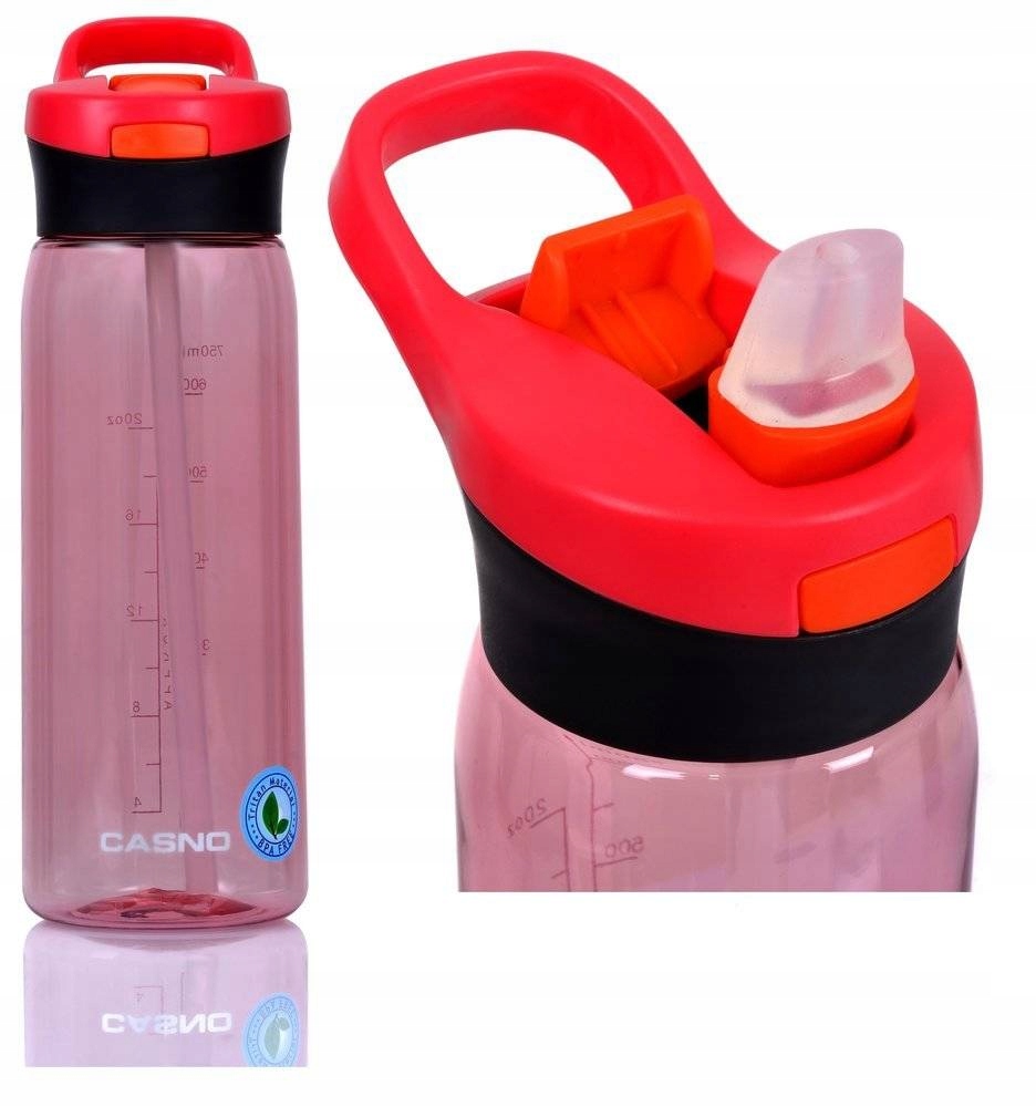 Detský desiatový box, fľaša - Casno Tritan fľaša vody pre vodu 750 ml