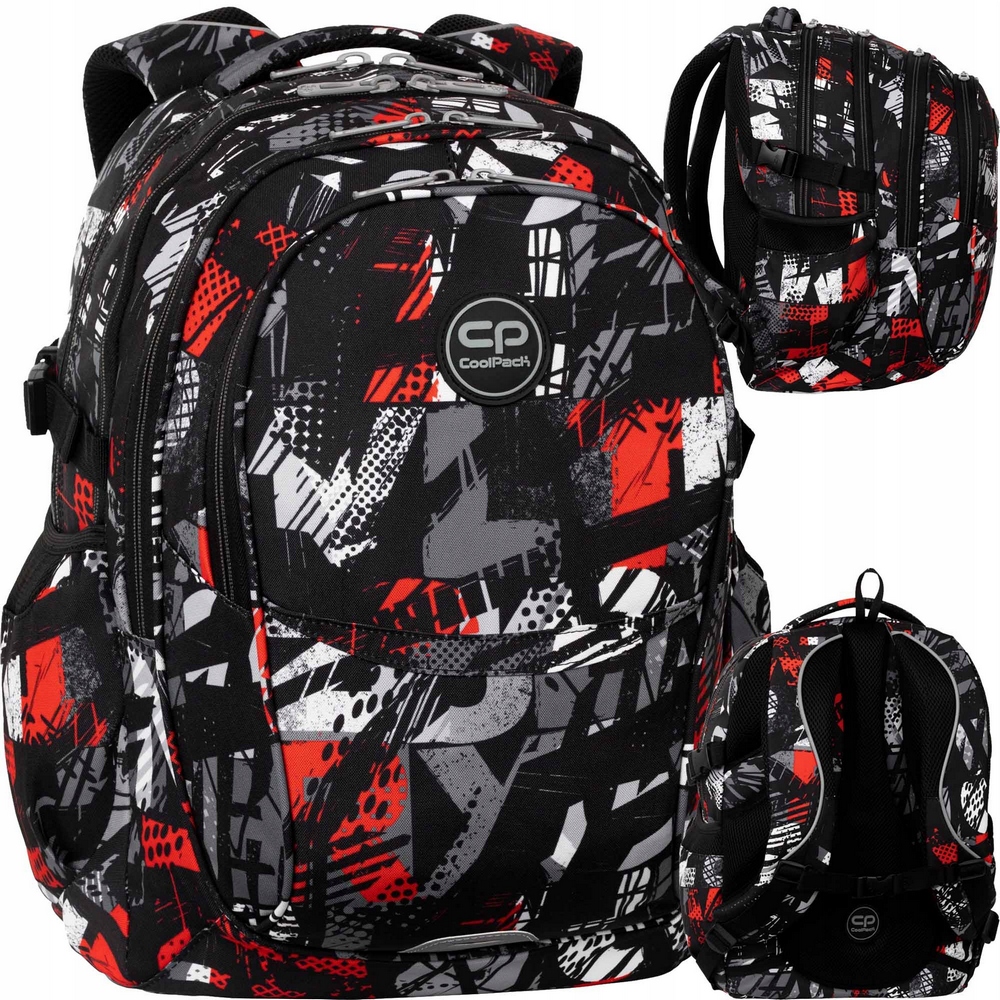 Stýlový školský batoh CoolPack Factor s vysokou kapacitou pre chlapcov