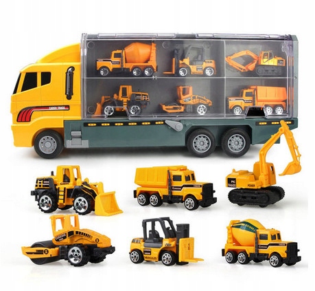 LEGO súprava - Tir TRIP TIR CAR ZÍSKAŤ DIY VOZIDLA 6 ks