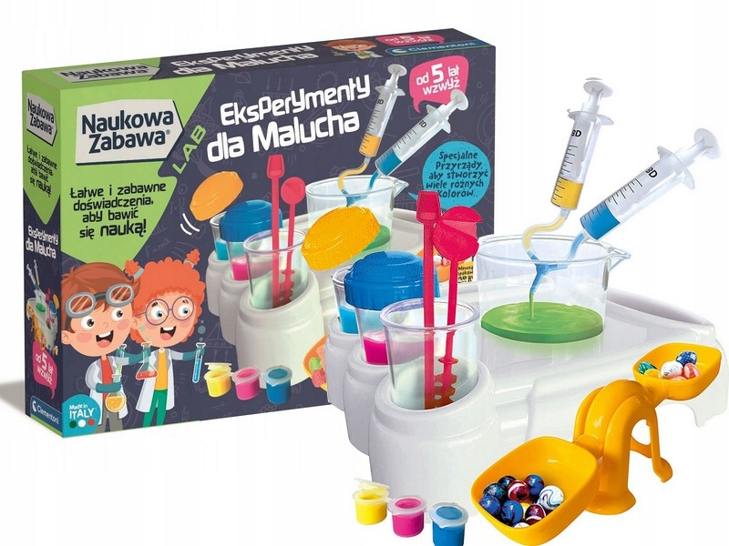 Sada pre malých chemikov - Clementoni Experimenty pre vedeckú zábavu pre batoľatá