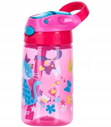 Detský desiatový box, fľaša - Contigo 4 Kids Gizmo Flip 420 ml - čerešňa
