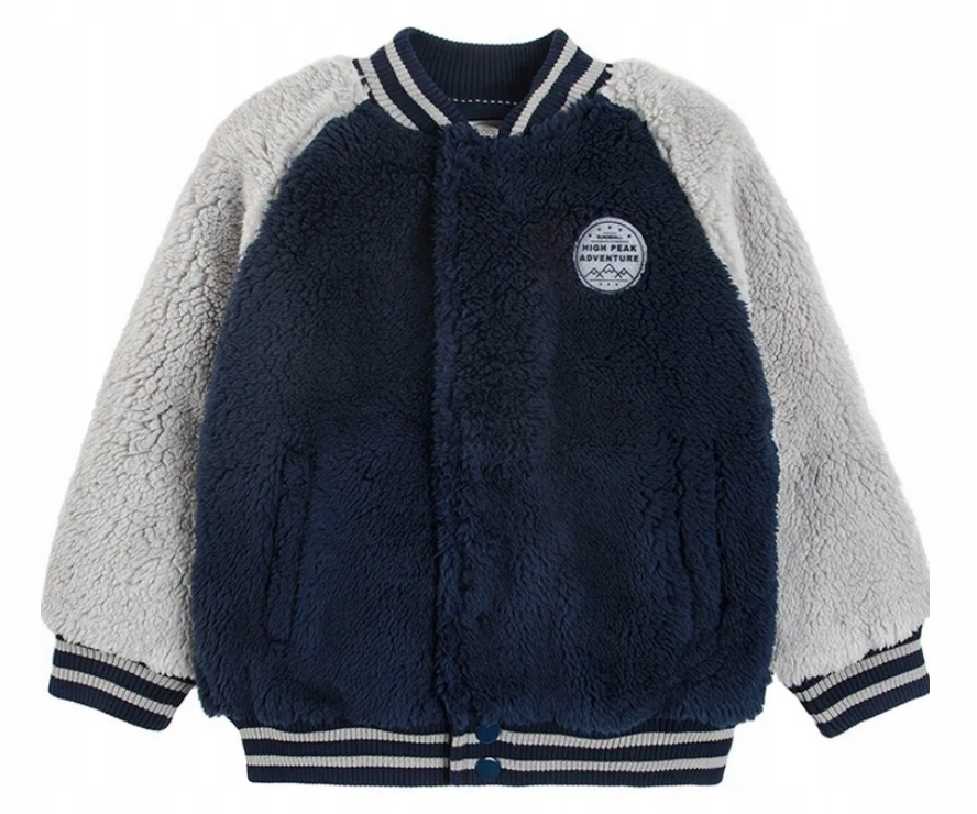 Mikina - Cool Club Detská mikina veľkosti 98 Navy s dlhým rukávom, šedá