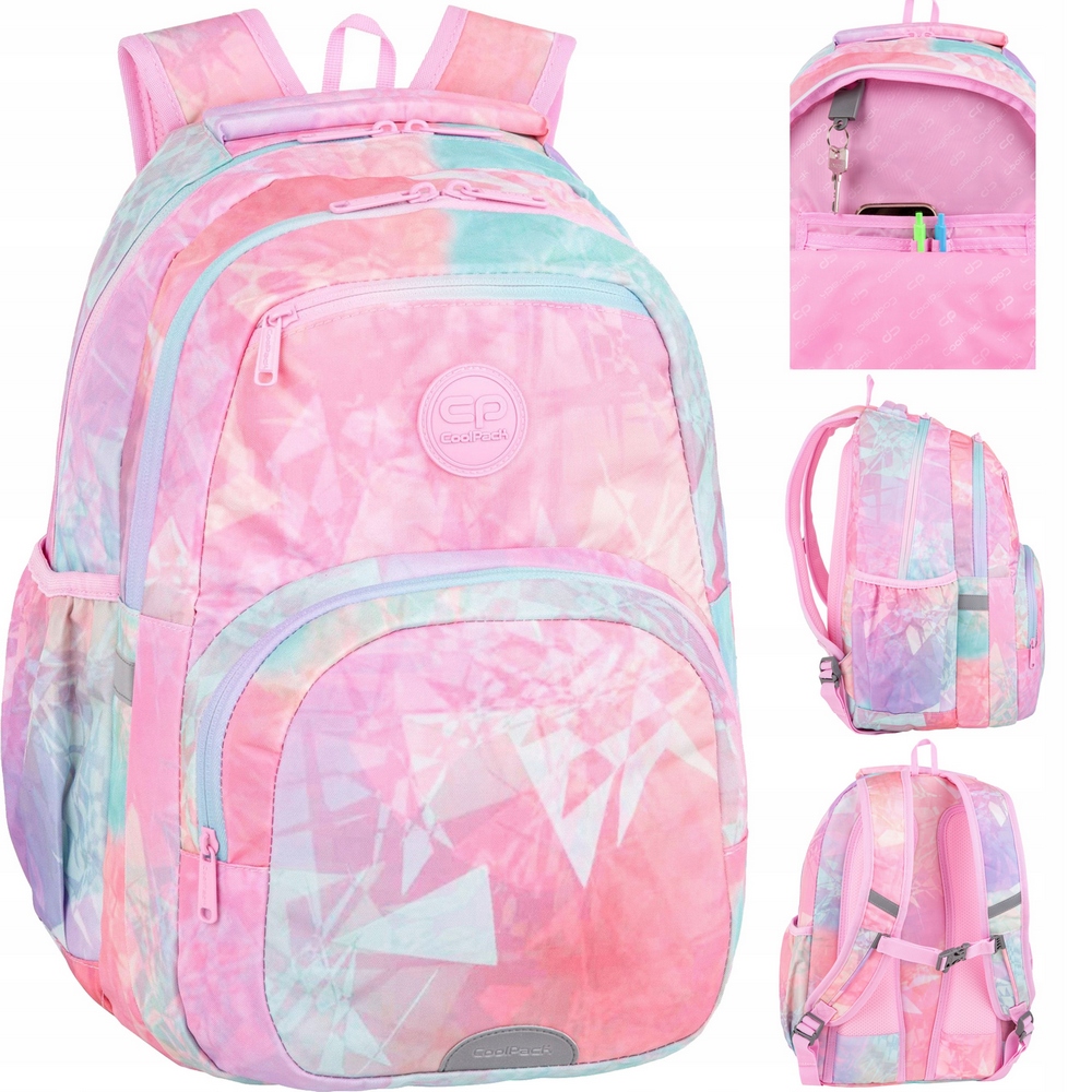 COOLPACK PICK Školský batoh pre dievčatá TIE DYE