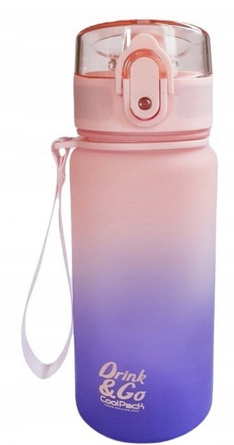 Detský desiatový box, fľaša - Coolpack Bidon School Gradient 400 ml ber