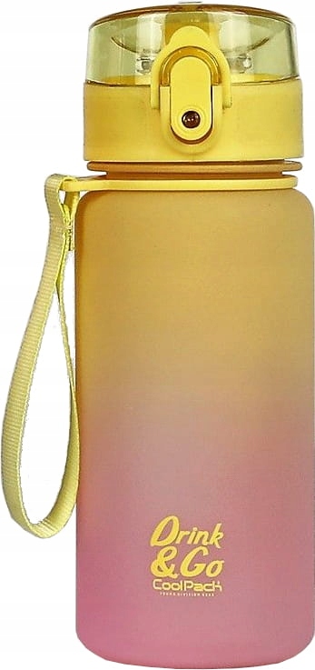 Detský desiatový box, fľaša - Coolpack Brisk Mini Drink & Go Gradient Peach 400 ml