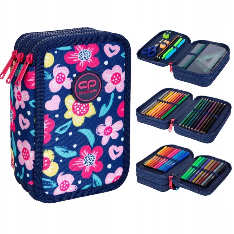 Školský peračník - Coolpack School Piderner Tripped Flower