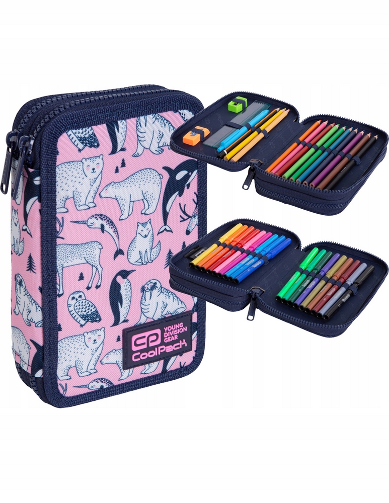 Školský peračník - Ombre Unicorns Cencil Case