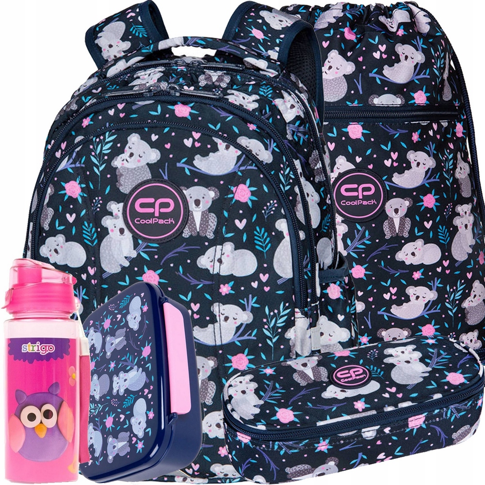 Coolpack škola batoh ceruzky s ceruzkou taška koala set