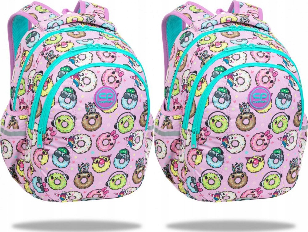 Školský batoh CoolPack Joy S pre dievčatá - veselý dizajn s donutmi