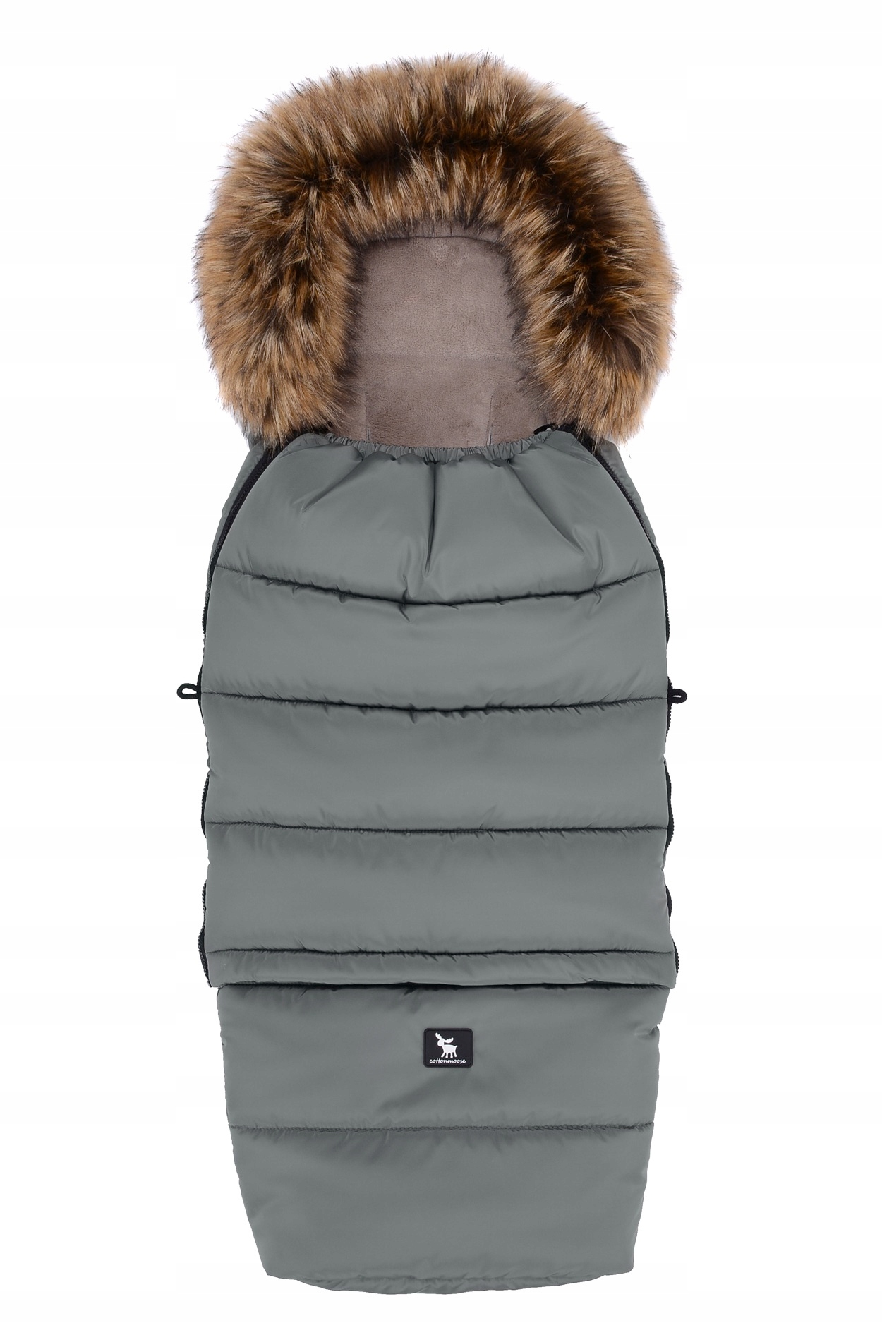 Spací vak do kočíka - Cottonmoose Combi 3in1 Zimná spánková džungľa zelená spacák