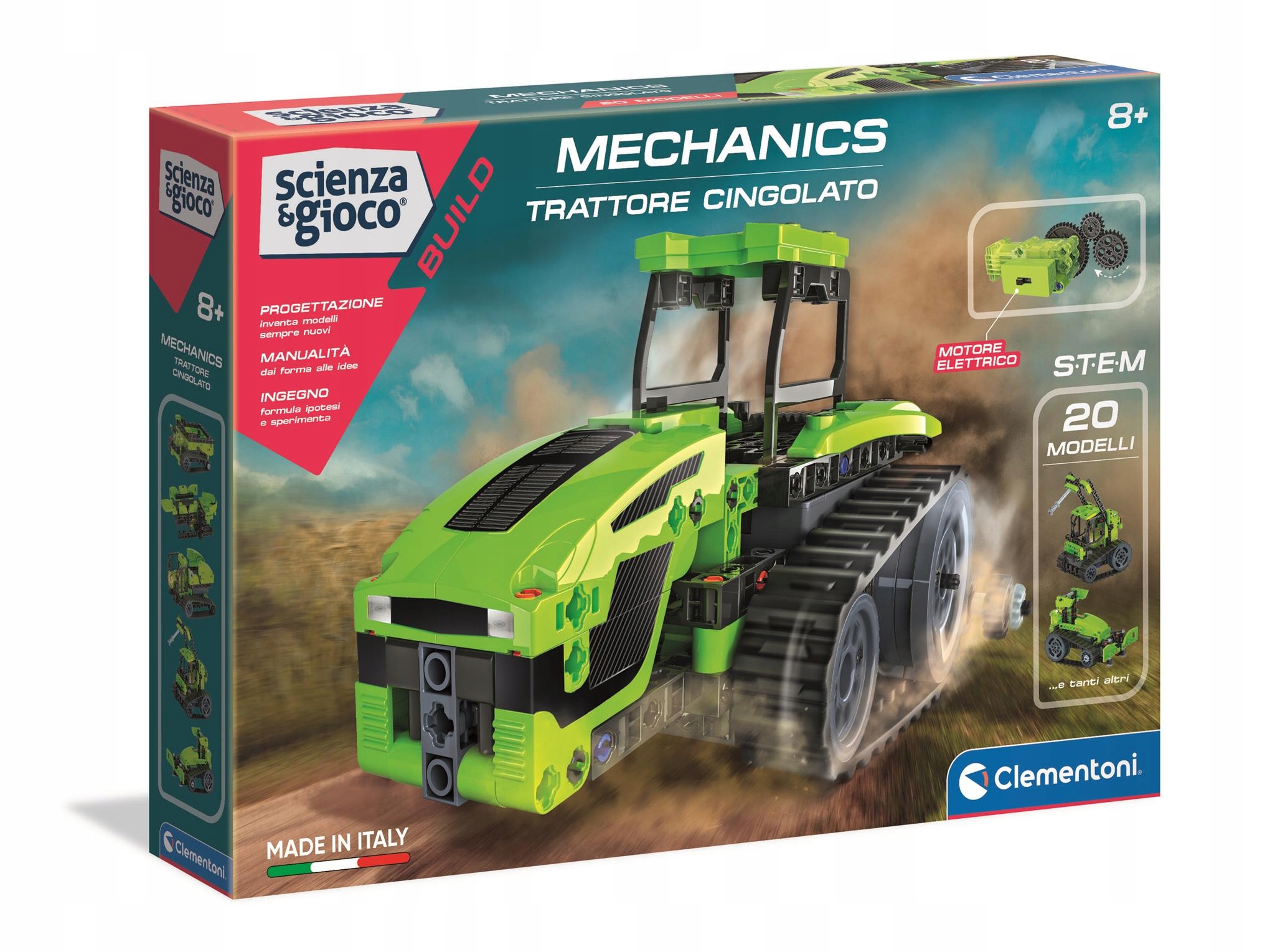 Pásový traktor CLEMENTONI MECHANICS 50689