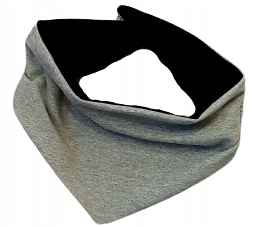 Nákrčník - Detský šál Buff Black, Grey Polyester