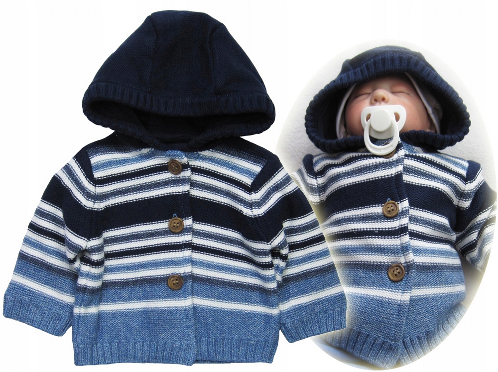 Detský sveter - Baby b'gosh 90 sveter červená