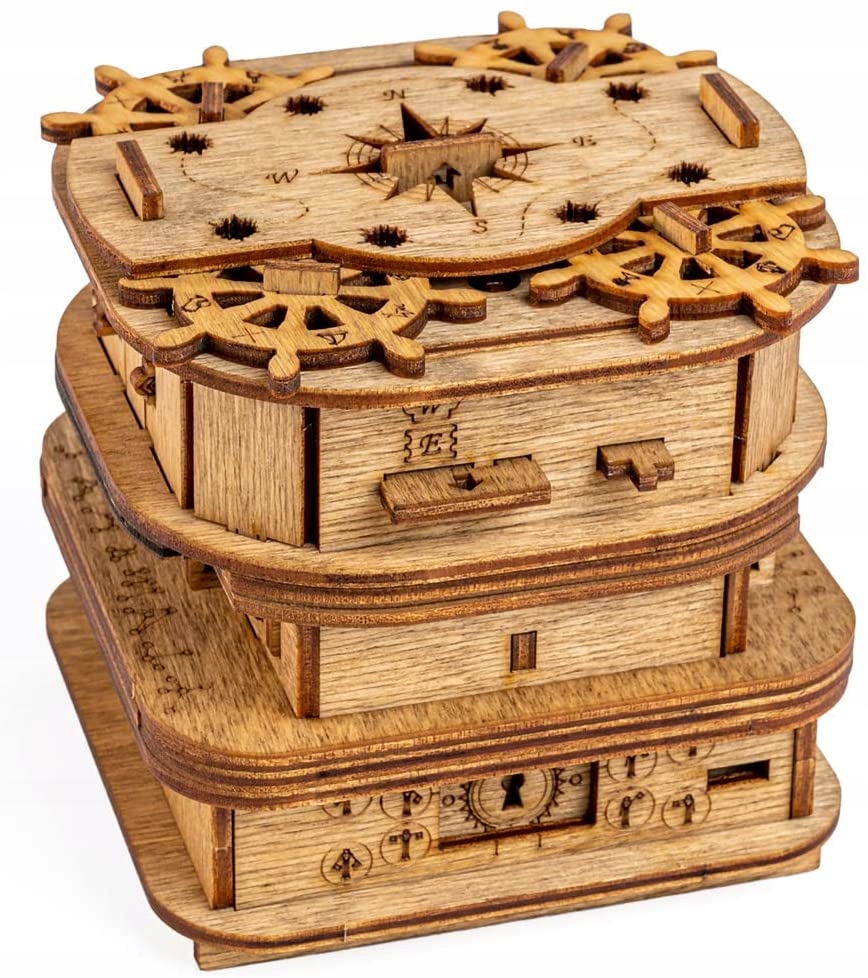 Puzzle - Cluebox - Locker Davy Jones, Escape Room - Wings
