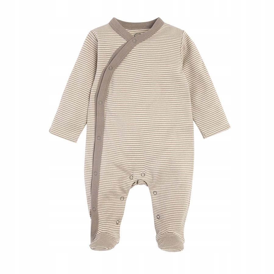 Dojčensky overal - Cool Club PajacK 80 White, Brown, ECRU, viacfarebný