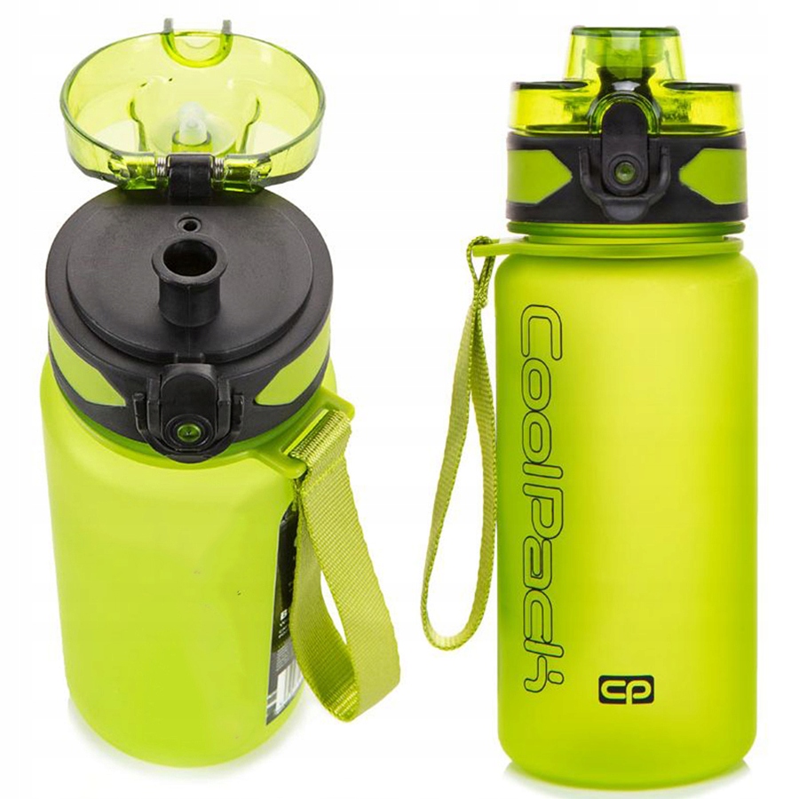 Detský desiatový box, fľaša - Coolpack Bidon Fľaša na vodu Tritan 400 ml Zielo