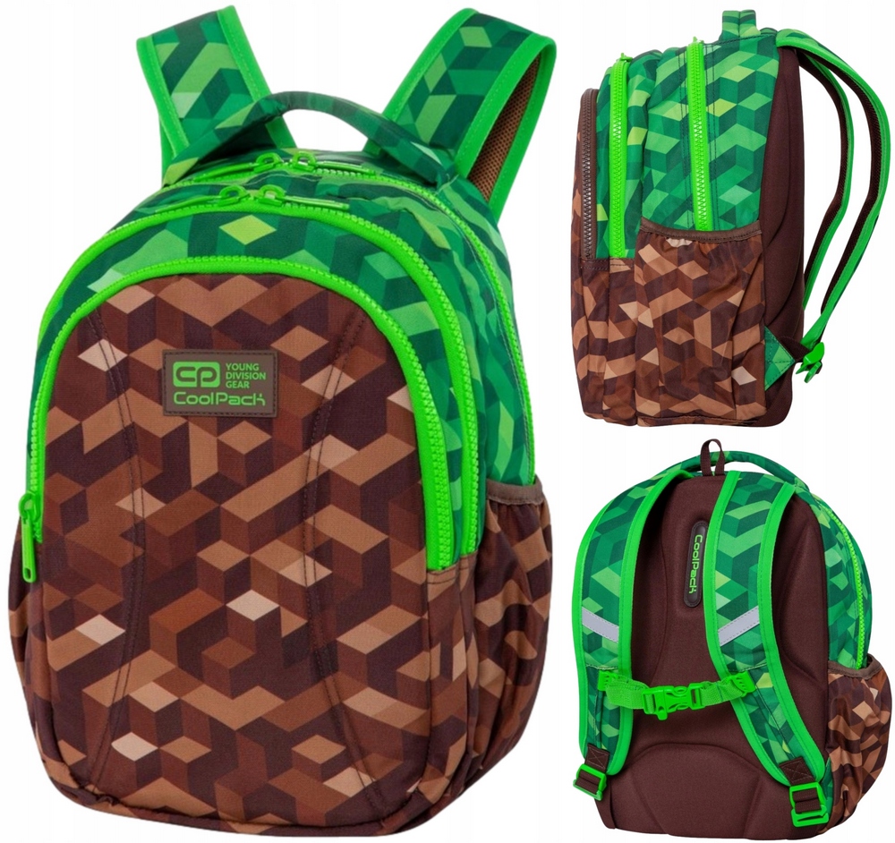 Školský batoh pre mládež CoolPack JOY SCITY JUNGLE