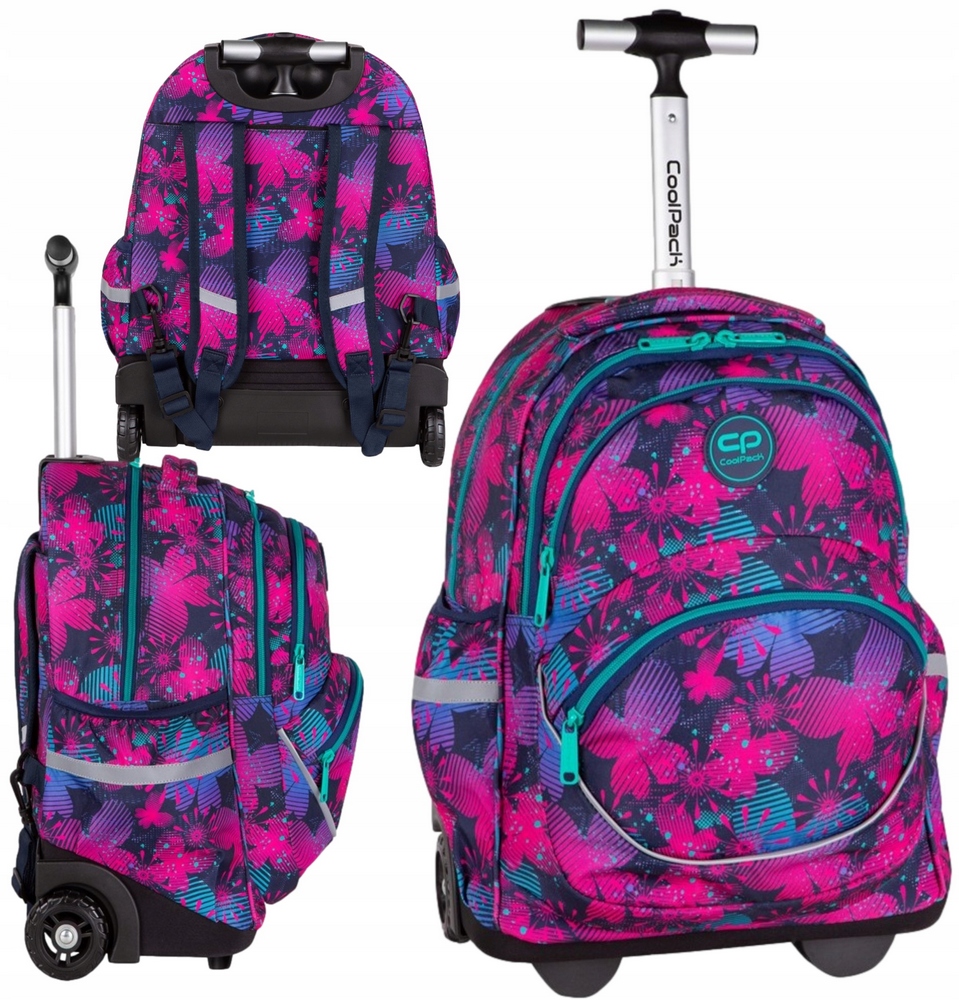 Školský batoh na kolieskach CoolPack STARR pre dievčatá WISHES