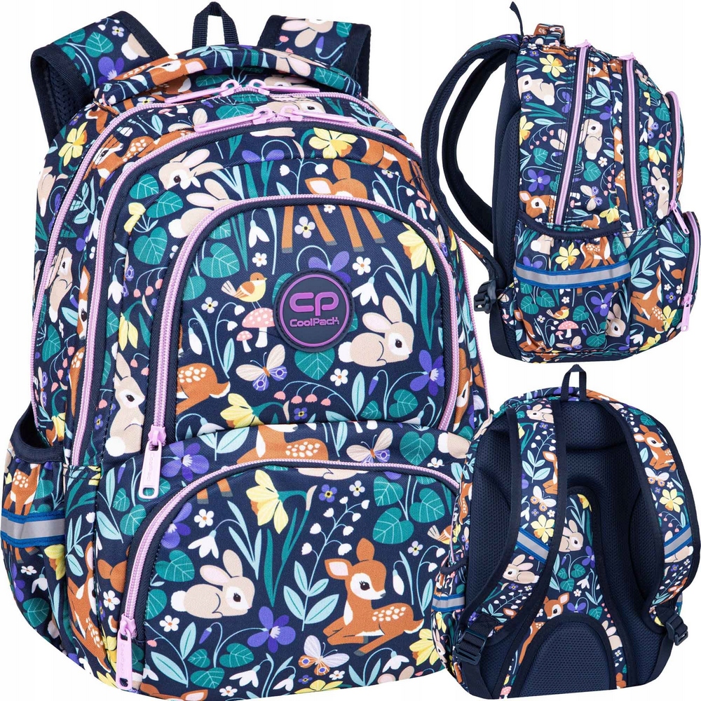 Mladistvý školský batoh COOLPACK OH MY DEER Bambi pre dievčatky
