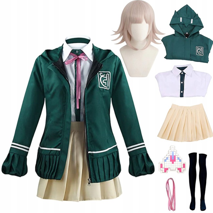 Kostým, maska - Danganronpa anime manga kostým kostýmy mikina parochňa