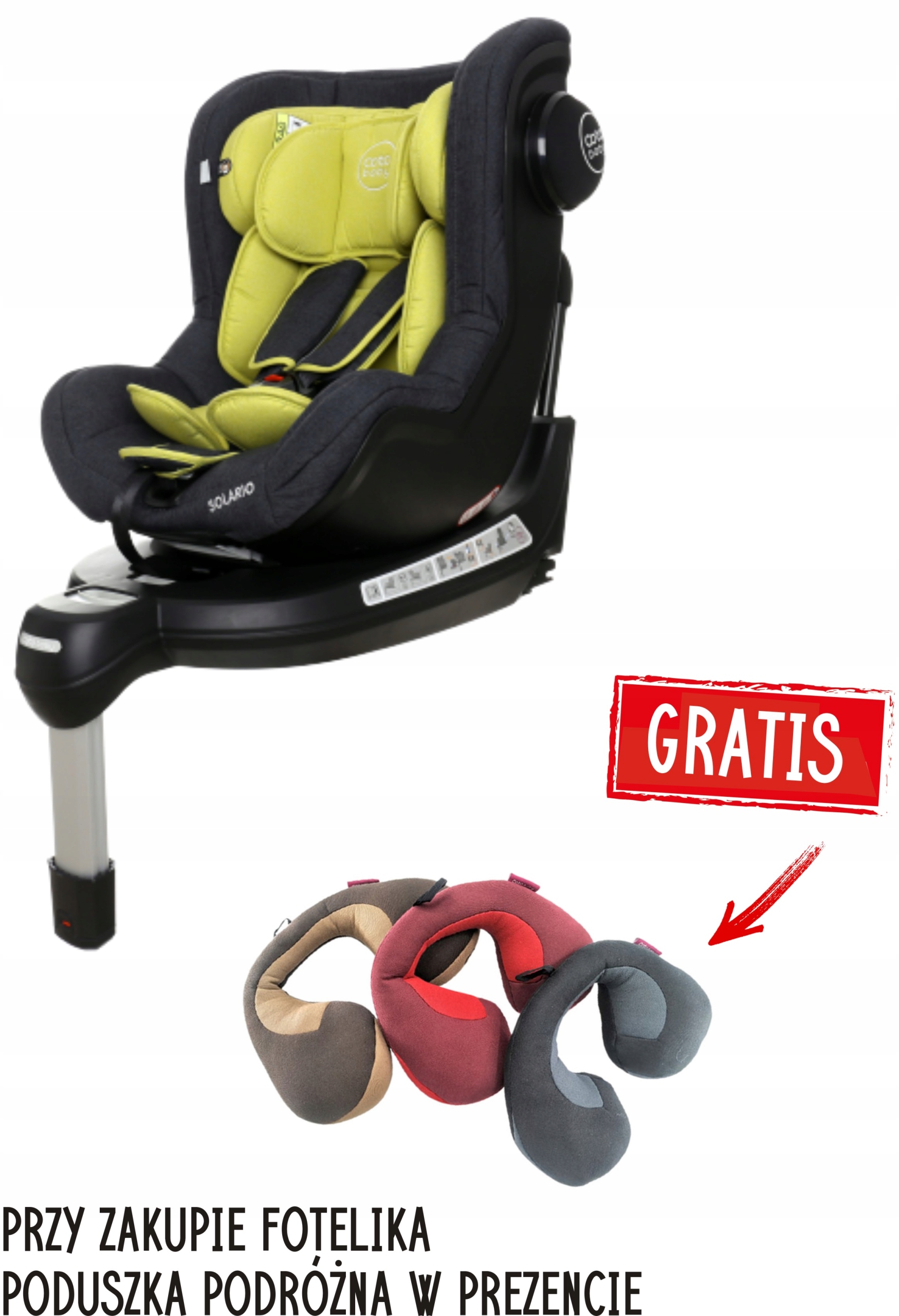 Coto Baby otočná sedačka Solario Melange Olive