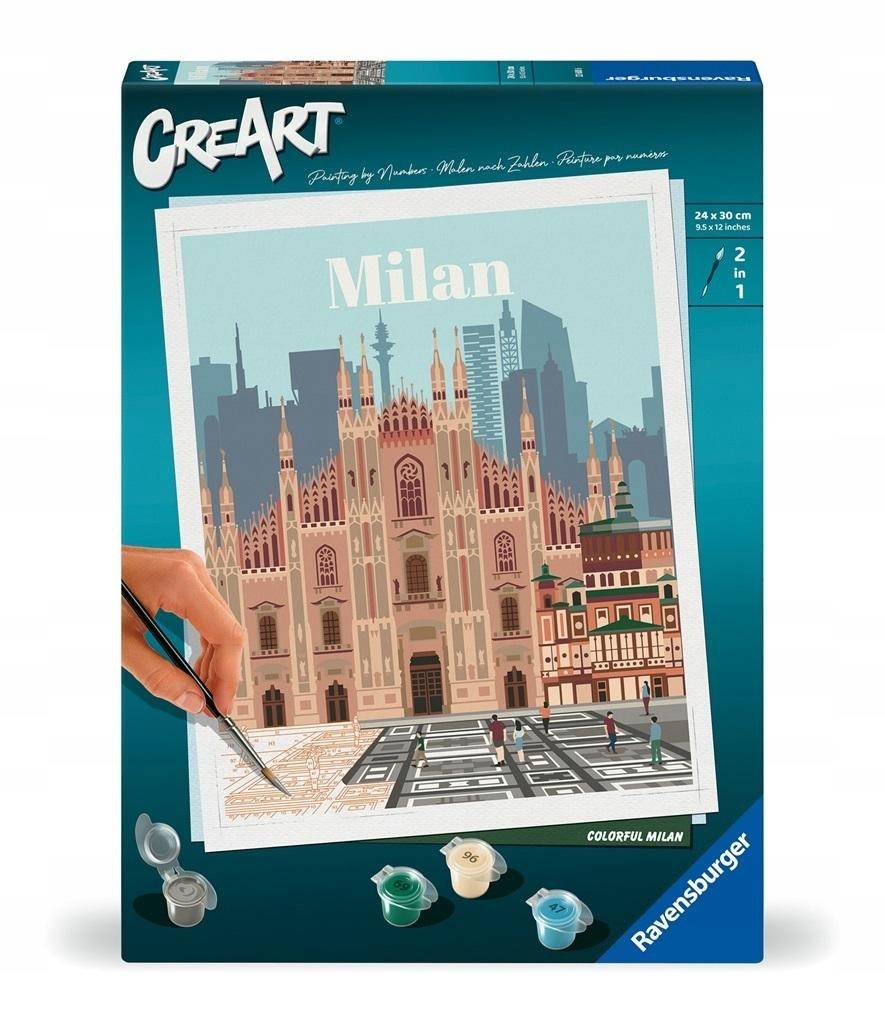 CreArt: Maľovanie podľa čísel v Miláne