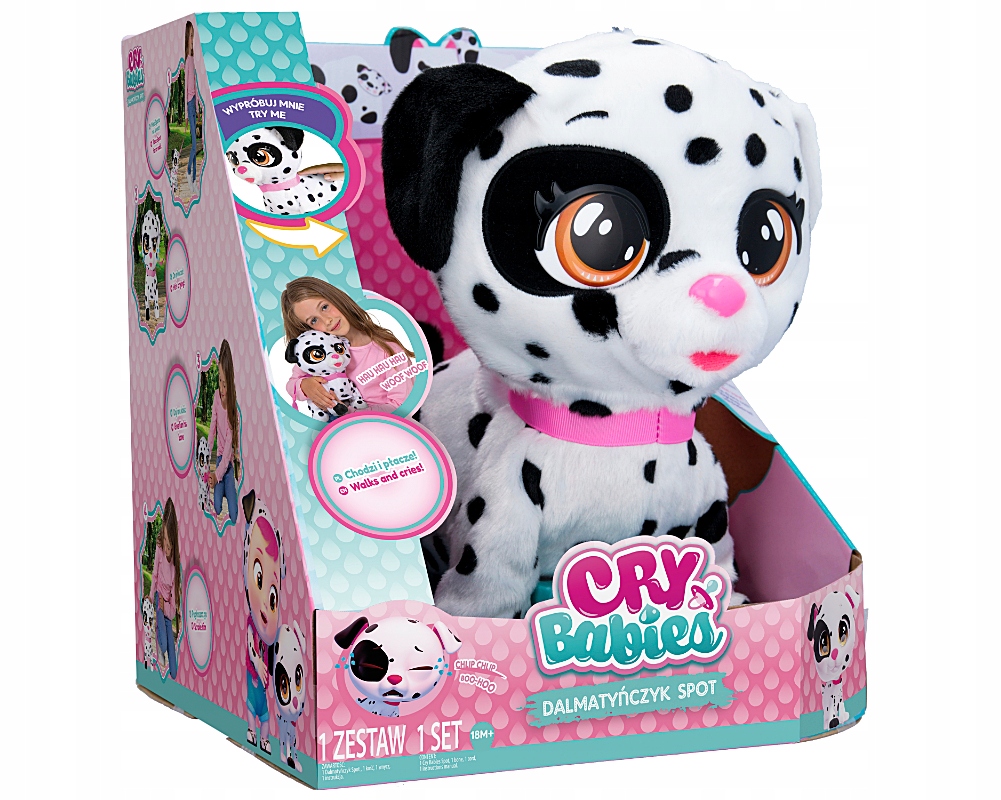 Cry Babies Dalmatian Spot - interaktívny pes EPEE