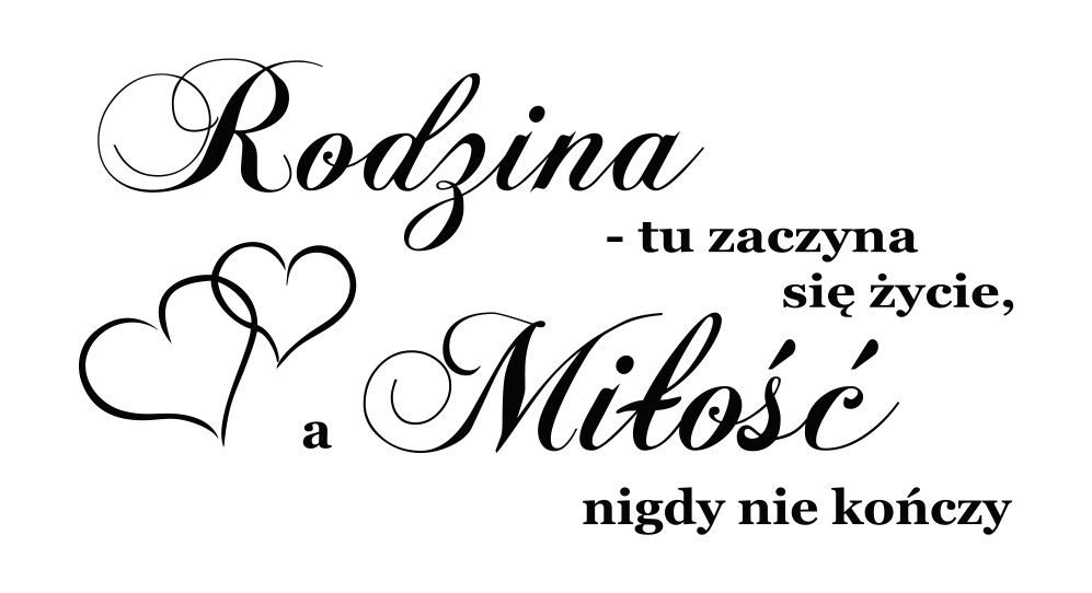 Citátna rodina na stenu