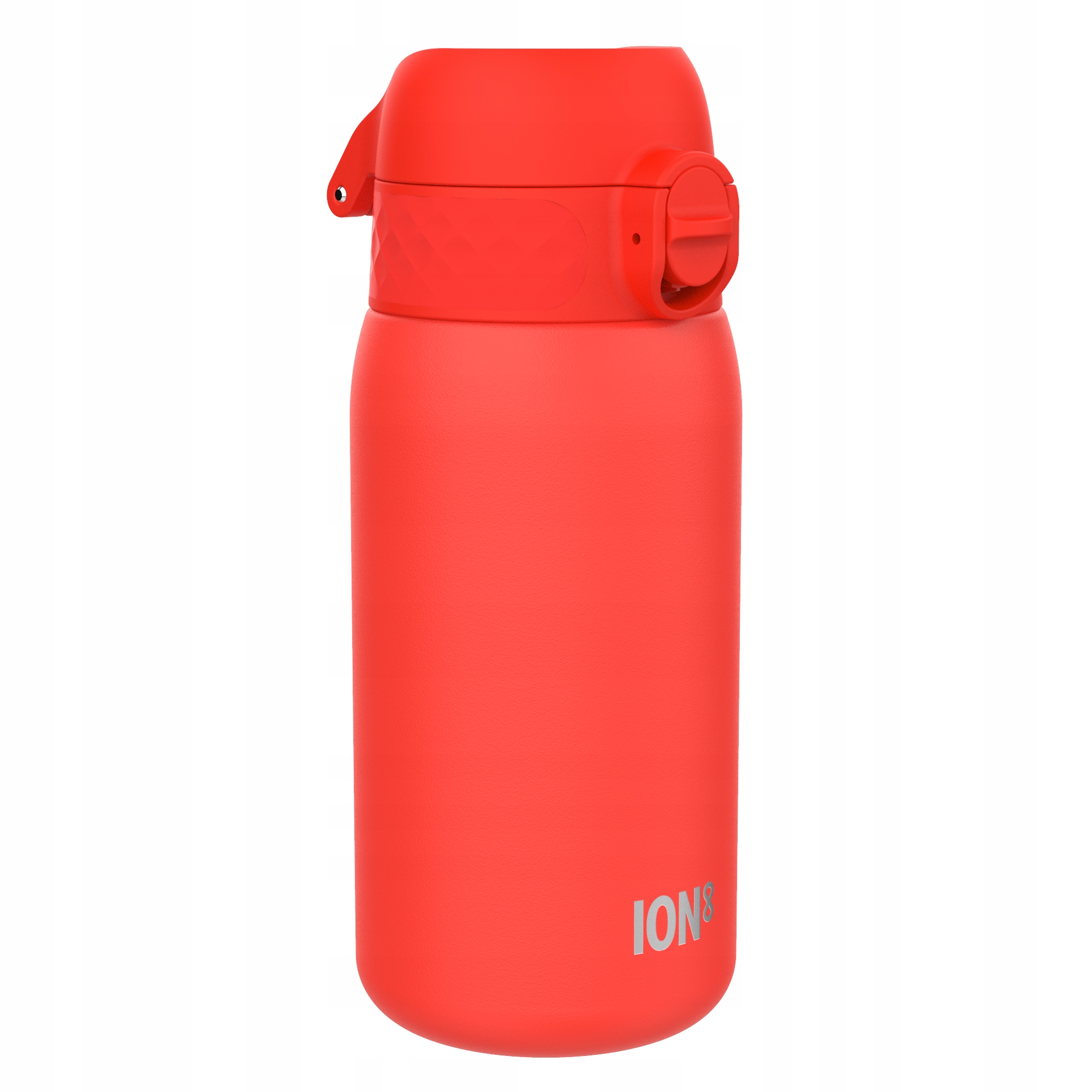 Detský desiatový box, fľaša - Červená oceľová fľaša fľaše Ion8 0,4 l