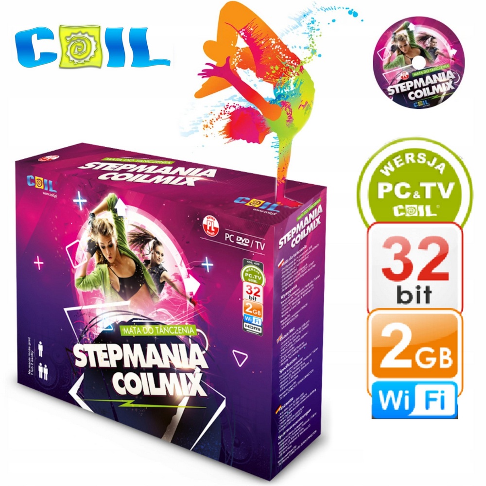Stepmania 8.0 s tanečnou podložkou 4v1 WiFi