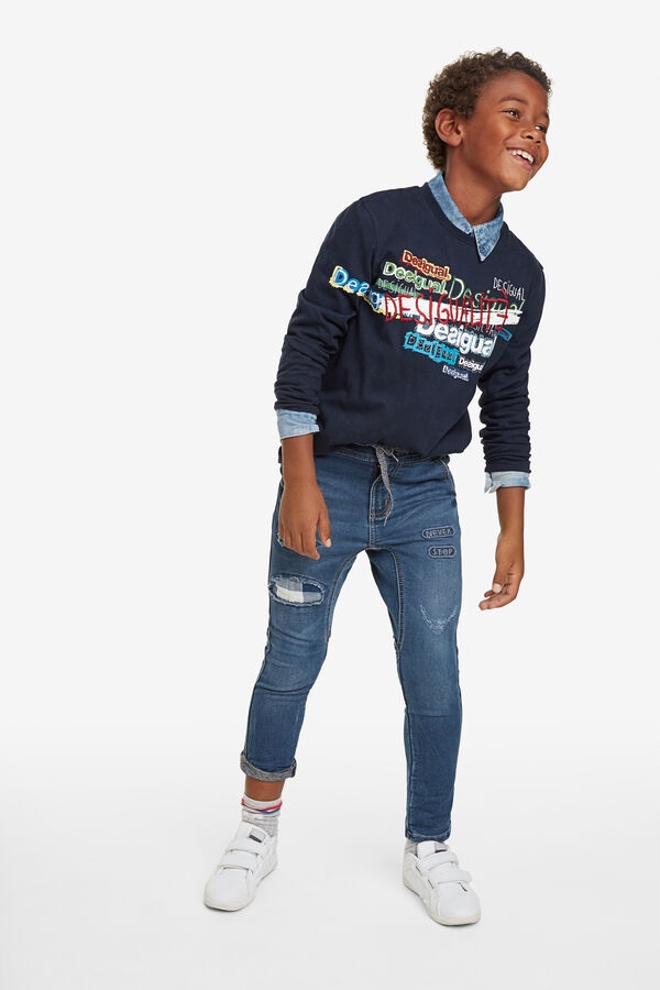 Desigual 7 materiálových nohavíc