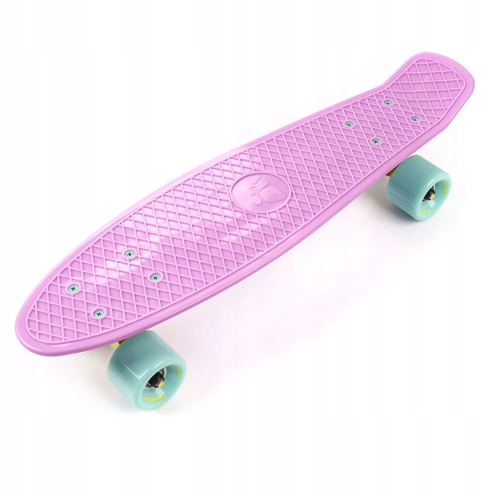 Meteor skateboard plastová ružová karta
