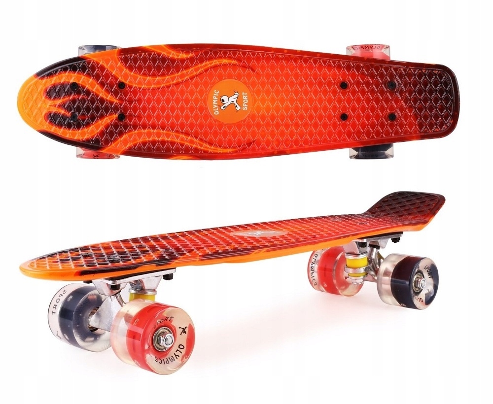 Flaffiti fucker skateboard žiariace LED kolesá