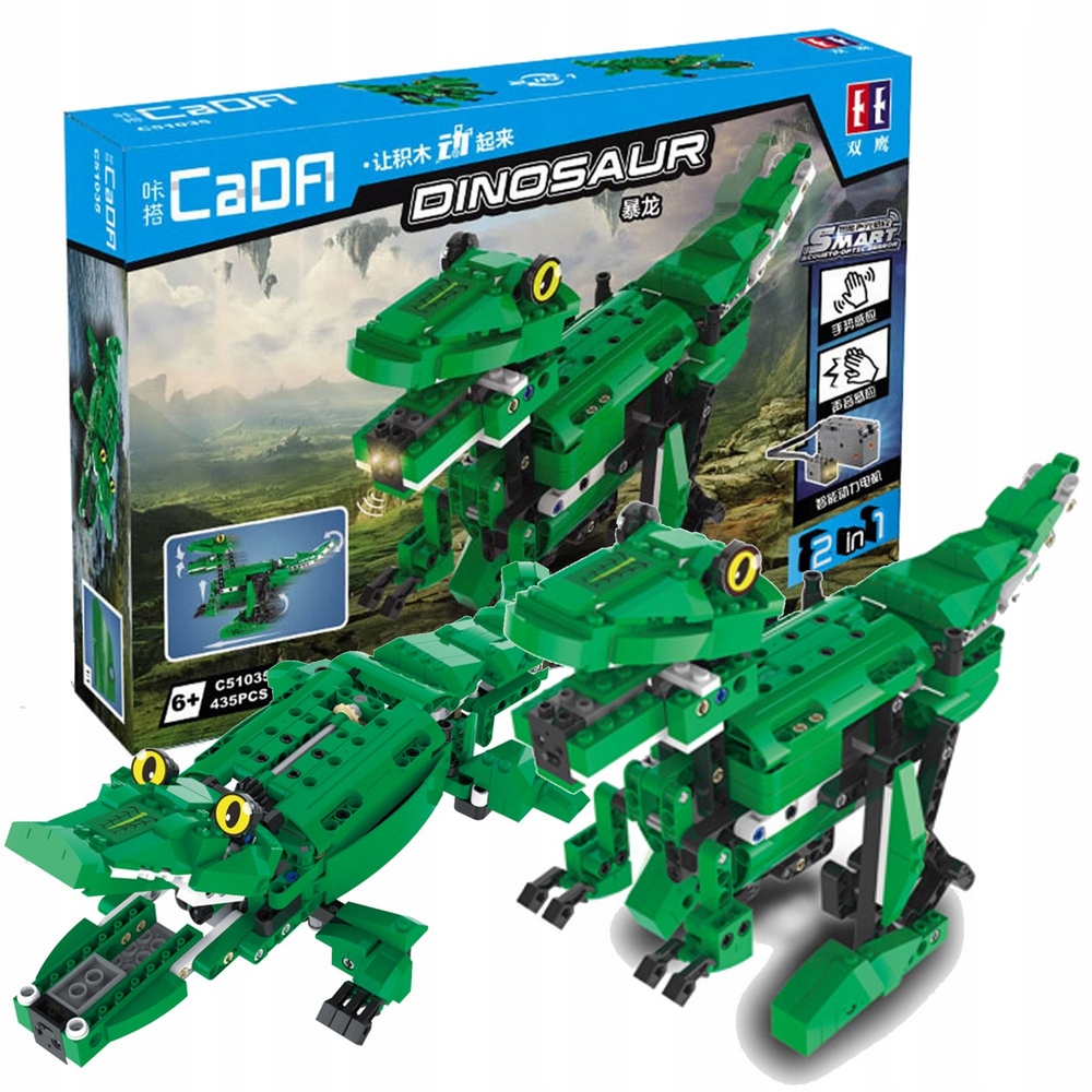 Cada Just move it C51035W Dinosaurie bloky 450 ks.